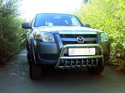 Кенгурятник передний с защитой 60 мм для Mazda BT-50 2006-2011