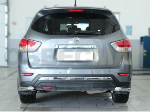 Защита задняя уголки 60 мм для Nissan Pathfinder № NP14_3