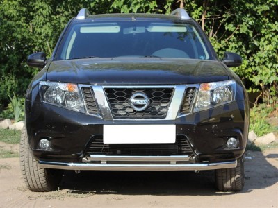 Защита передняя двойная 60-53 мм для Nissan Terrano 2014-2021