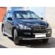 Защита передняя двойная 60-60 мм для Ssang Yong Kyron 2007-2015