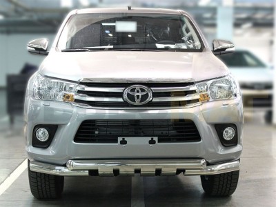 Защита переднего бампера Shark 76 мм для Toyota Hilux 2015-2021