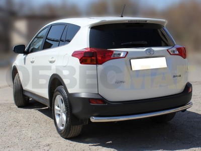 Защита заднего бампера 53 мм для Toyota RAV-4 2013-2015