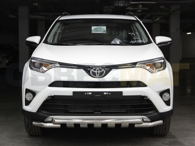 Защита переднего бампера Shark 53 мм для Toyota RAV-4 2015-2019