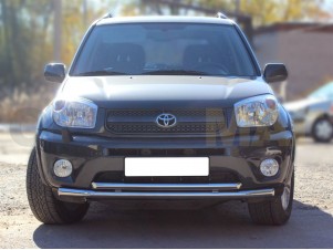 Защита передняя двойная 60-53 мм для Toyota RAV-4 № TR 1.2