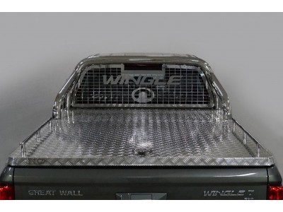 Защита кузова и заднего стекла (для крышки) 76 мм ТСС для Great Wall Wingle 2020-2021