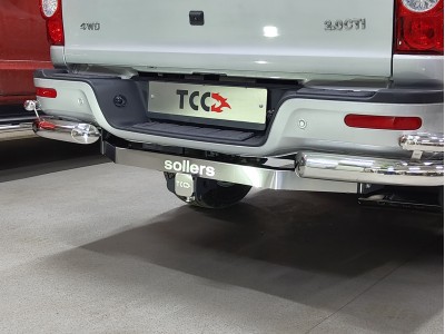 Фаркоп (надпись Sollers, шар E) для Sollers ST6 2023-н.в., Sollers ST8 2025-н.в.