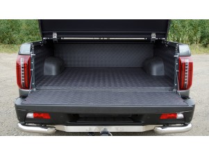 Защитный алюминиевый вкладыш в кузов автомобиля (комплект Black) для Sollers ST6 2023-н.в. №SOLST623-37