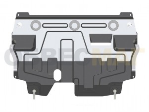 Защита картера и КПП SmartLine сталь 1,5 мм для Volkswagen Polo № 26.SL 9001 V1