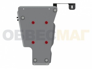 Защита топливного бака SmartLine алюминий 3 мм для Renault Duster № 18.SL 9025
