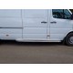 Порог с площадкой нержавеющий лист 42 мм ТСС для Mercedes-Benz Sprinter 2014-2018