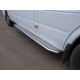Порог с площадкой нержавеющий лист 42 мм ТСС для Mercedes-Benz Sprinter 2014-2018