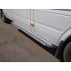 Порог алюминиевый Slim Line Silver ТСС для Mercedes-Benz Sprinter 2014-2018