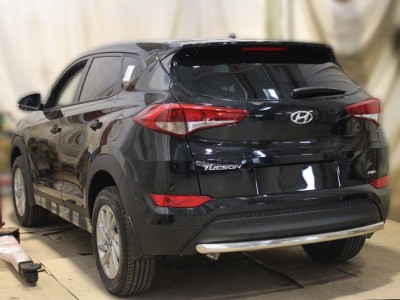 Защита заднего бампера 53 мм для Hyundai Tucson 2018-2021