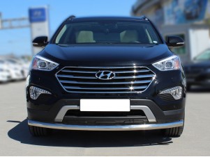 Защита переднего бампера 60 мм для Hyundai Santa Fe Grand № HSFG12_1