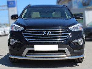 Защита передняя двойная 60-43 мм для Hyundai Santa Fe Grand № HSFG12_1.1