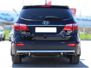 Защита заднего бампера 60 мм для Hyundai Santa Fe Grand № HSFG12_3