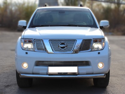 Защита переднего бампера 60 мм для Nissan Pathfinder 2010-2014