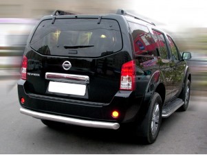 Защита заднего бампера 60 мм для Nissan Pathfinder № NP10 4.4