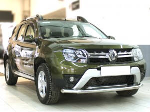 Защита переднего бампера 60 мм для Renault Duster № RD_1
