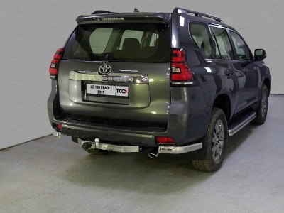 Фаркоп ТСС надпись Land Cruiser для Toyota Land Cruiser Prado 150