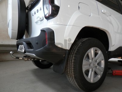 Фаркоп оцинкованный для Lada Niva Travel 2021-н.в., Chevrolet Niva 2123 2008-2020, Lada Niva 2020-2021 быстросъемное крепление шара