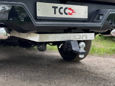 Фаркоп (шар E, надпись Tunland V9) для Foton Tunland V9 2.0 Diesel АКПП 4WD 2025-н.в.