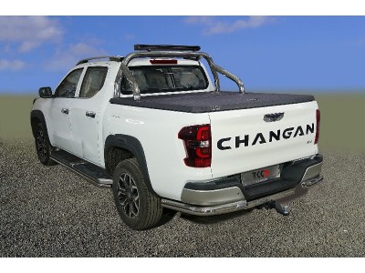 Защита кузова (для крышки) 76,1 мм со светодиодной фарой мм для Changan Hunter Plus 2.0 4WD 2023 – н.в.  