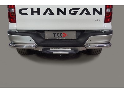 Защита задняя (уголки) 76,1 мм для Changan Hunter Plus 2.0 4WD 2023 – н.в.
