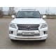 Накладка решётки радиатора 16 мм ТСС для Lexus LX-570 2012-2015