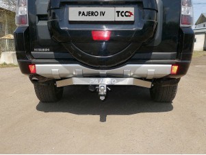 Фаркоп ТСС надпись Pajero для Mitsubishi Pajero 4 № TCU00085