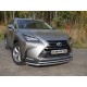Защита передняя двойная 60-42 мм ТСС для Lexus NX-300h 2014-2017