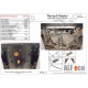 Защита картера и КПП ALFeco для 2,3D сталь 2 мм для Renault Master 2010-2021