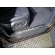 Накладки на пороги на пластик шлифованный лист надпись Audi ТСС для Audi Q5 2008-2016