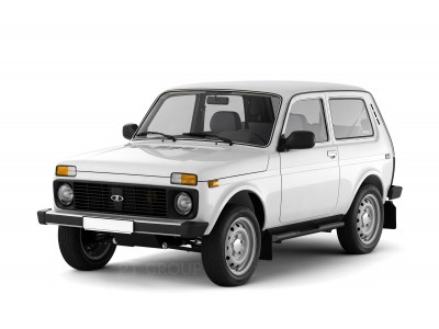 Защита порогов с накладками d=63 мм ШАГРЕНЬ (ППК) для Lada 4x4 2121 1995-2020, Lada Niva Legend 2020-н.в.