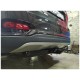 Фаркоп с хромированной накладкой для Kia Sorento Prime 2015-2020, Hyundai Santa Fe 2018-2021 съемное крепление шара под американский квадрат