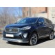 Защита переднего бампера радиусная двойная d-60+43 Технотек для Kia Sorento Prime 2018 – н.в.