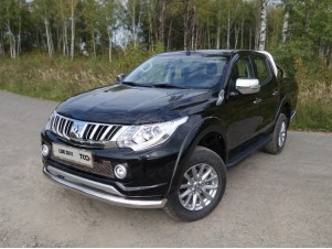 Защита переднего бампера 76 мм для Mitsubishi L200 № MITL20015-04
