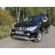Пороги с площадкой алюминиевый лист 60 мм ТСС для Mitsubishi L200 2015-2019