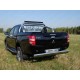 Пороги с площадкой нержавеющий лист 60 мм ТСС для Mitsubishi L200 2015-2019