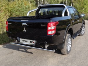 Защита заднего бампера центральная 76 мм для Mitsubishi L200 № MITL20015-12