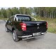 Защита задняя уголки 76 мм ТСС для Mitsubishi L200 2015-2019