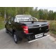 Защита кузова пикапа и заднего стекла 76 мм ТСС для Mitsubishi L200 2015-2019