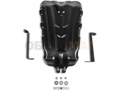 Защита редуктора Автоброня, сталь 2 мм для Nissan Terrano/Renault Duster/Arkana/Kaptur/Arkana 2010-2021
