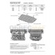 Защита картера и КПП Rival для Mazda 3/6/CX-5/CX-9 2011-2021