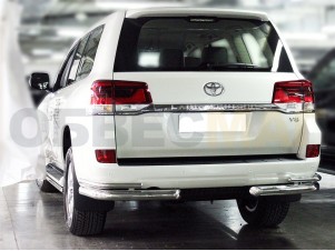 Защита задняя уголки двойные 76-43 мм для Toyota Land Cruiser 200 № LCN2015_8.2