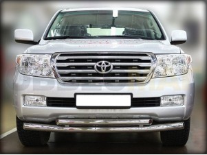 Защита передняя двойная 76-60 мм для Toyota Land Cruiser 100 № LC 5.1