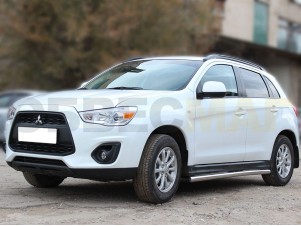 Защита штатного порога 60 мм для Mitsubishi ASX № MASX2010_2