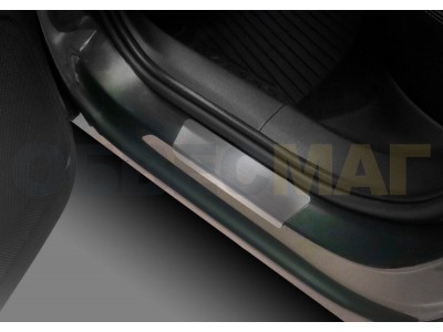 Накладки на пороги Rival, 4 шт для Skoda Karoq 2020-2021