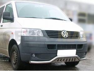 Защита переднего бампера Сити Гард для Volkswagen T5 № WLT5 1