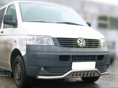 Защита переднего бампера Сити Гард для Volkswagen T5 2003-2009